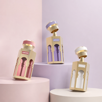 Botol Parfum Kaca Mewah Unik Desain Baru Berkualitas Elegan Bentuk Heksagonal 100ml Kosong dengan Tutup Crimp dari Produsen Anding, Dapat Dipesan Sesuai Kebutuhan