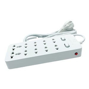 Enchufes de extensión Enchufes y enchufe de alto voltaje 10ST OMINSU 2500W 2 Enchufe universal de 8 dos pines con 2 interruptores - Product Image 5