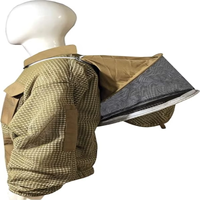 Fabrikverkauf: Belüfteter Imkeranzug aus Baumwolle/Polyester/Mesh mit Kapuze – Schutzkleidung für die Bienenzucht