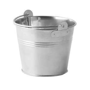 Wholesale Party Beverage Beer Wine Wooden Ice <b>Bucket</b> <b>with</b> Wooden <b>Lid</b> and Natural Wood Color and Steel <b>Bucket</b> - Product Image 3