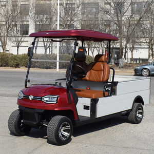 Chariot de golf Electric Street Legal blanc 4 places avec batterie au lithium 105Ah 48V conforme au LSV pour les centres de villégiature et les déplacements urbains - Product Image 6
