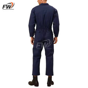 Overol Reflectante de Fábrica para Hombre, Ropa de Trabajo de Algodón, Overol de Construcción e Ingeniería, Uniforme de Alta Visibilidad de una Pieza - Product Image 6