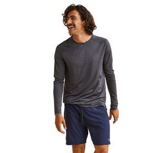 Dernière arrivée d'été pour hommes 100% coton respirant couleur anthracite manches complètes basique t-shirt à vendre maillots en coton pour hommes - Product Image 1