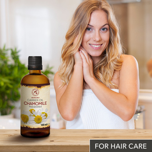 Aceite de Manzanilla 100ml 100% Puro y Natural, Extracto de Flor de Aromatika Chamomilla Recutita para Piel Madura, Cuello, Escote y Hinchazón - Product Image 6