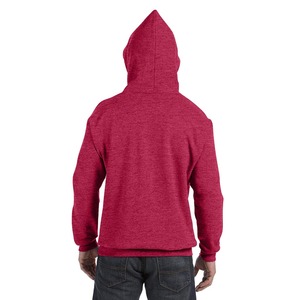 Sudadera con capucha de cuadros de gran tamaño para hombre hecha a medida de alta calidad con bordado de logotipo y abalorios para el invierno - Product Image 6
