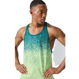 Débardeur Sport Décontracté Homme Respirant Anti-boulochage Anti-rétrécissement Logo Personnalisé 100% Polyester Écologique Col Rond Nouvelle Tendance - Product Image 6