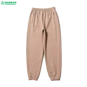 Pantalon de jogging surdimensionné en coton, coupe droite, jambe large, en molleton bouclette, avec logo personnalisé, style streetwear, dernier design - Product Image 3