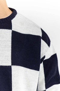 เสื้อสเวตเตอร์ถักสำหรับผู้ชายเสื้อสเวตเตอร์ถักแบบลำลองคอกลมแขนยาวสำหรับฤดูหนาว - Product Image 6