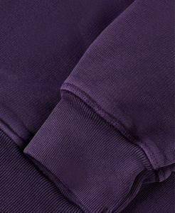 Sweat à capuche vintage lavé en molleton 100 % coton, coupe-vent écologique avec cordon de serrage personnalisé - Product Image 3