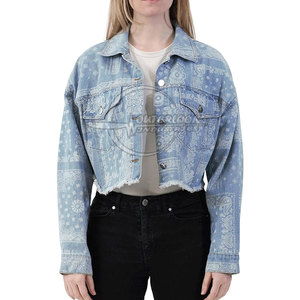 Vestes en jean pour femmes, best-sellers en ligne, service OEM, vêtements décontractés, veste en jean pour femmes en vente - Product Image 1
