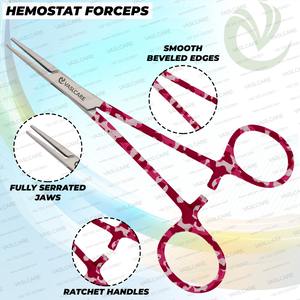 Diseño elegante, 3 uds., fórceps hemostáticos, fuente de alimentación Manual, juego de tijeras de enfermería Premium, instrumentos quirúrgicos básicos de vaslcare - Product Image 2