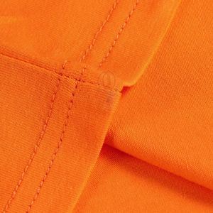 T-shirt oversize orange pour femme, couleur vibrante, épaules tombantes, coupe ample, haut tendance pour les vacances d'été, vente en gros - Product Image 6