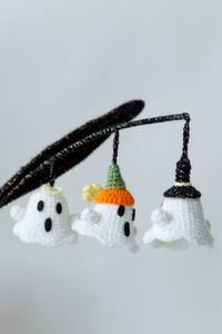 Bouquet de fleurs au crochet d'Halloween, Veilleuse, Cadeau - Product Image 5