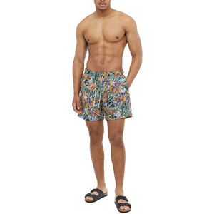 Short de bain pour hommes de nouveau style respirant 100% coton couleur unie écologique pour la course et la natation - Product Image 2