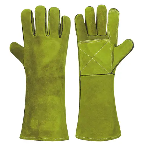 Heavy Duty Hand Protection Cowhide Leather Welding Gloves Safety Construction Industrial Work Gloves Safety Welding Gloves