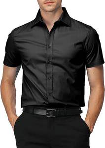 T-shirts unis en gros, manches courtes, polos pour hommes de haute qualité, nouveaux, respirants, vêtements d'été en solde - Product Image 3