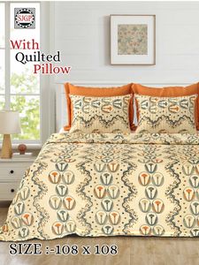 Edredón hecho a mano Jaipuri, edredón de algodón Reversible tradicional indio, 2 fundas de almohada de lujo, patrón impreso lavable para el hogar y el Hotel - Product Image 2