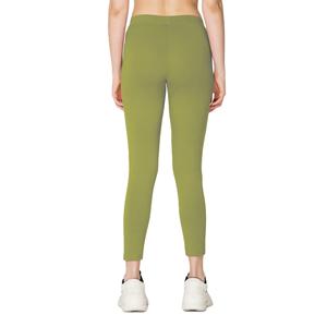 2024 Pantalon de yoga pour femme taille haute avec impression de logo personnalisé Fitness Gym Collants de levage de hanche Leggings de levage de hanche avec poche - Product Image 3