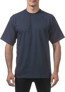 T-shirt épais en coton 100% avec logo personnalisé pour hommes, surdimensionné noir pour la technique de teinture de fil à impression bouffante, vente en gros - Product Image 2