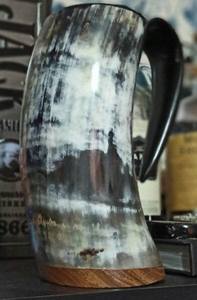 ZUBAIR NOOR HANDICRAFTS Tasse en corne de luxe écologique pour hôtels et soirées de bière - Product Image 6