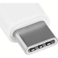 Mumbi USB-C Stecker auf 3,5mm Buchse Kopfhöreradapter Weiß ABS-Material Hergestellt in Italien Für Mobiltelefone Brandneu