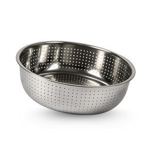 Passoire chinoise en acier inoxydable avec poignée Tamis élégamment conçu pour pouding et autres aliments - Product Image 1