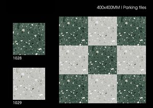 กระเบื้องปูพื้นโรงรถรถแบบลอยน้ำได้ PVC/PP มีรูระบายน้ำ400X400X12mm ปลอดสารพิษ - Product Image 3