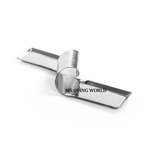 Bandeja de chocolate rectangular de metal ecológica hecha a mano plato de lujo moderno diseño personalizable venta al por mayor más vendidos - Product Image 3