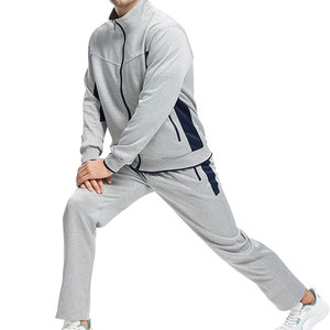 ชุดกีฬาวิ่งสำหรับผู้ชายชุดวอร์มเล่นกีฬาแบบมีซิปมีซิปสำหรับผู้ชาย - Product Image 6