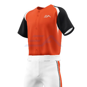 Uniformes de Béisbol para Hombre Más Vendidos, Transpirables, con Logotipo y Nombre de Equipo Personalizados, 100% Poliéster - Product Image 5