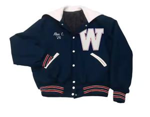 Top qualité hiver en plein air collège sport hommes vestes et manteau coton Letterman Bomber Baseball Varsity veste homme - Product Image 1