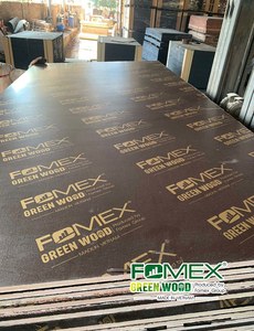 Contrachapado Recubierto de Película para Construcción, Hecho en Vietnam, 18mm 21mmx1220x2440mm, en Negro/Marrón, Pegamento WBP, Certificado CE EUDR FSC - Product Image 2