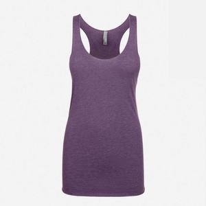 Débardeur gris pour femme 100 % coton respirant et écologique, col rond ample, sans manches, confortable et décontracté, couleur unie - Product Image 5