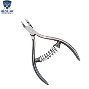 Pince à cuticules professionnelle en acier inoxydable à mâchoires pointues, outil de manucure et de pédicure de précision à ressort, instruments de beauté - Product Image 4