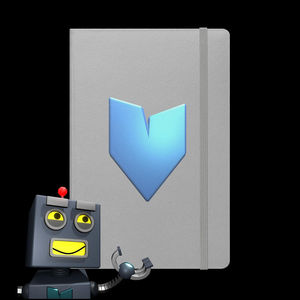 IW Comics Bound <b>Notebook</b> Robot Hardcover Leather Journal Sewing Thermal Binding Loose-Leaf Features Sizes B5 B6 for School Gifts - Product Image 1