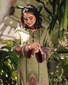 Salwar Kameez en soie élégante traditionnelle afghane pour femmes, vêtement traditionnel afghan ethnique personnalisé du fabricant, 517 pièces pour - Product Image 2