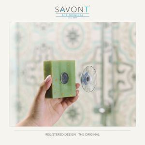 Concessionnaire de confiance vendant à l'origine des accessoires de salle de bain Grip sécurisé Type de ventouse Porte-savon magnétique avec une capacité de charge de 220g - Product Image 5