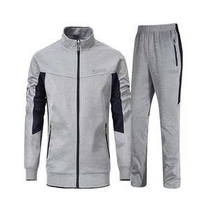 Chándal personalizado con cremallera-Sudaderas con capucha y pantalones de chándal de moda urbana Chándal cómodo para el hogar y exteriores de alta calidad para hombres - Product Image 1