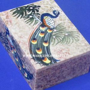 ภาพวาดหินสบู่กล่องเครื่องประดับตกแต่ง - Product Image 1