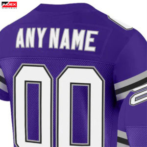 Nom de l'équipe sur mesure de qualité supérieure Uniforme de football américain Maillot d'entraînement Maillot de football américain pour hommes Maillot de football américain à vendre - Product Image 4