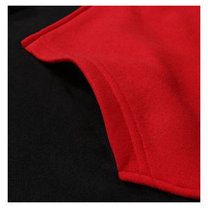 Sudadera con Capucha de Alta Calidad para Hombre, Estilo Urbano, Informal, de Manga Larga, con Estampado Digital y Parches, 100% Algodón, Talla Grande - Product Image 3