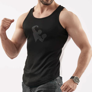 Logo personnalisé XL hommes débardeur sans manches Singlet pour Fitness et course vêtements de sport Stringers Gym débardeur pour garçons - Product Image 2