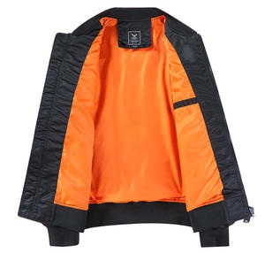 Productos de Tendencia 2025, Novedades, Chaqueta Bomber de Cuero Personalizada, Chaqueta Impermeable de Nailon, Chaqueta Bomber - Product Image 4