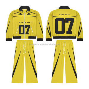 Chaqueta cortavientos transpirable de alta calidad de talla grande, conjunto cortavientos de dos piezas para hombre, venta al por mayor, chándales cortavientos - Product Image 2