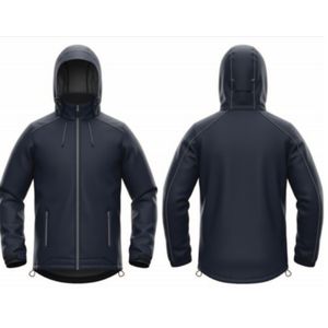 เสื้อกันฝนผ้าโดบี้ลายทนทาน พรีเมียม เนื้อผ้ามีโครงสร้าง กันลม ระบายอากาศ หรูหรา คุณภาพสูง สำหรับชุดกีฬา - Product Image 2