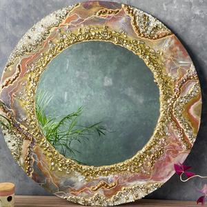 High Quality Handmade Resin <b>Mirror</b> <b>Frame</b> with Unique Shape for Home Decoration Wedding Hotel & Event Styling Use for Export Sale - Product Image 2