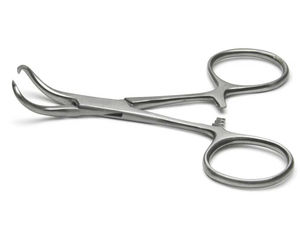 Pinzas para Toallas Backhaus en Oro Rosa, Pinzas Quirúrgicas de Alta Calidad, Pinzas para Toallas Quirúrgicas - Product Image 1