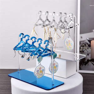 2025 Elegant <b>Glass</b> Hanger Model Earring Display <b>Stand</b> Customizable Jewelry <b>Holder</b> for Single Earrings Stylish Design for - Product Image 6