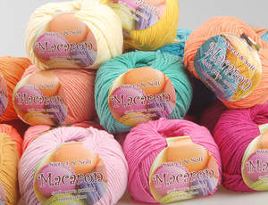 [Misoknit] Macaron - Fil à tricoter en coton acrylique doux / Fil à crocheter / 66 couleurs 2 mm Fil coréen mélangé de qualité supérieure - Product Image 2