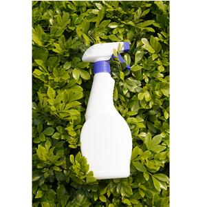 Bomba de plástico HDPE blanco de alta calidad de 350ml, botella pulverizadora, contenedor de detergente y limpiador con rociador de gatillo químico - Product Image 1